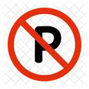 Dont Parking Do Not Parking Parking Prohibited Icon