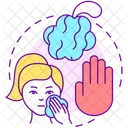 Dont scrub with washcloth  Icon