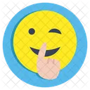 Dont Speak Emoji Emoticon Emotag Icon