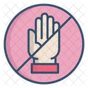 Dont Touch Donot Touch Hand Avoid Hand Touch Icon