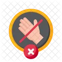 Dont Touch Hand Do Not Touch Icon