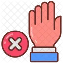 Dont Touch Hand Off No Contract Icon