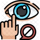 Dont Touch Eye Do Not Touch Eyes Do Not Touch Eye Icon