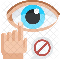 Dont Touch Eye  Icon