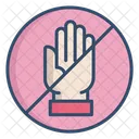 Dont Touch Donot Touch Hand Avoid Hand Touch アイコン
