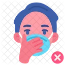 Dont Touch Mask Man Icon
