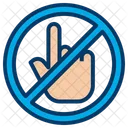Do Not Touch Deny Do Not Icon