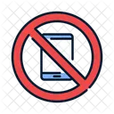 Dont Use The Phone Do Not Use Mobile Not Allow Mobile Icon