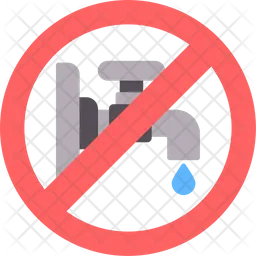 Dont waste water  Icon
