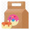Donut Package Delivery Icon