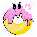 Sweet Donut Dessert Icon