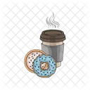 Donut Coffee Food Icon