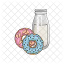 Donut Milk Food Icon