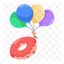 Donut Balloons Party Balloons Helium Balloons Icon