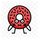 Donut Character Dessert Food Icon