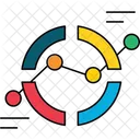 Donut Chart Data Visualization Performance Metrics Icon
