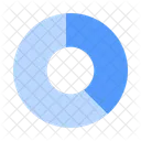 Donut Chart Data Visualization Analytics Icon