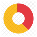 Donut Chart Data Visualization Analytics Icon