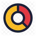 Donut Chart Data Visualization Analytics Icon