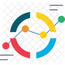 Donut Chart Data Visualization Performance Metrics Icon