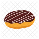 Donut Choco No Hole Food Fast Food Icon