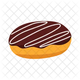 Donut choco no hole  Icon