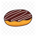 Donut Choco No Hole Food Fast Food Symbol