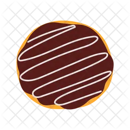 Donut choco no hole top  Icon