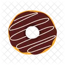 Donut Choco Top Comida Fast Food Ícone