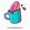 Donut Cup  Icon