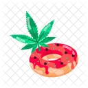 Rosquinha de maconha  Ícone