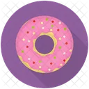 Donut De Fresa Donut Comida Dulce Icono