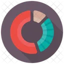 Donut Diagramm Dashboard Symbol