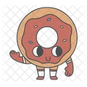 Donut feliz  Icono