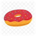 Donut fresa  Icono