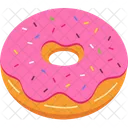 Donut de fresa  Icon