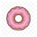 Donut De Fresa Donut Comida De Panaderia Icono