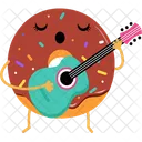 Donut Guitar  Icon