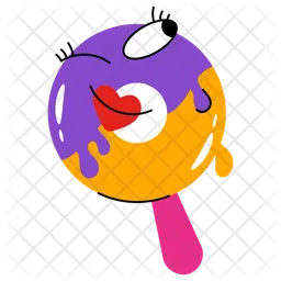 Donut ice cream  Icon