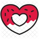 Heart Donut Love Icon