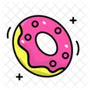 Pink Glazed Background Icon