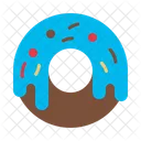 Donut Bakery Heart Icon