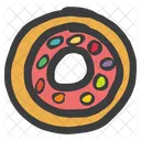 Donut Truffle Chocolate Icon