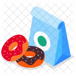 Donut Packet  Icon