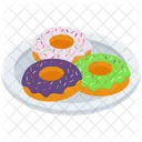 Donut Platter Vector  Icon