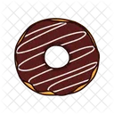 Donut Schoko Top Essen Fast Food Symbol