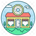 Marketplace Outlet Donut Shop Icon