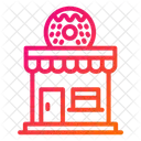 Donut Shop Food Vendor Icon
