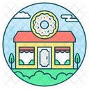 Marketplace Outlet Donut Shop Icon