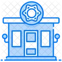 Marketplace Outlet Donut Shop Icon